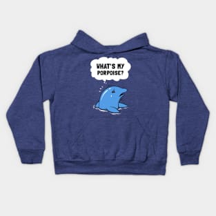 What's My Porpoise? Kids Hoodie